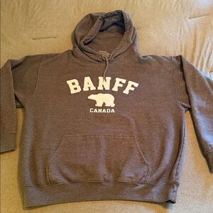 Banff Canada Gray Hoodie XL